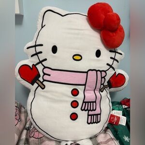 Hello kitty christmas pillow